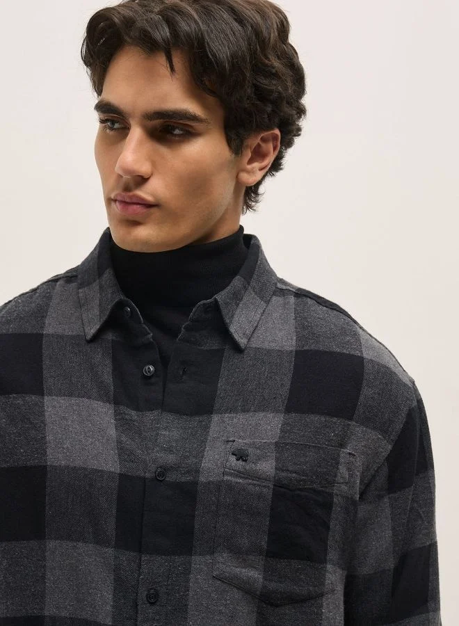 THE BEAR HOUSE Men's Shirt for Casual and Formal Wear | Classic Button-Down Style for Office, Daily Use, Travel, Events & All-Season Outfits | Versatile & Stylish Wardrobe Essential for Every Occasion