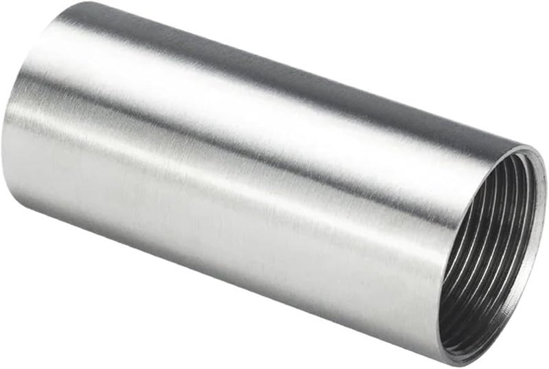 304 فولاذ مقاوم للصدأ BSPT أنثى برميل حلمة أنابيب تركيب موصل G1 BSP DN25 50 مم - Image 1