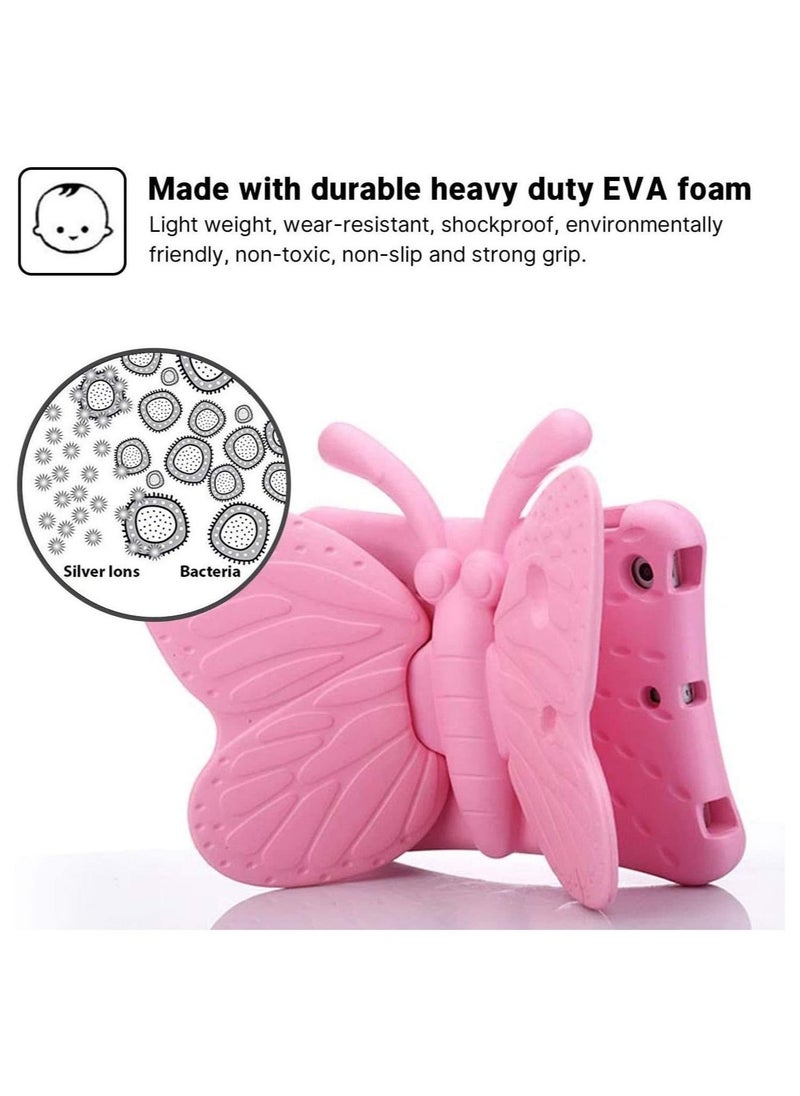 iPad 10.2 Inch Case for Kids(2021/2020/2019 Model,9/8/7 Generation), Shockproof Kickstand Butterfly Cover Non-Toxic EVA Foam Wings Kid-Proof Rugged Bumper Boy Girl Gift for iPad 10.2 - Image 4