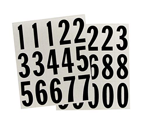 Hy-Ko Packaged Numbers & Letters, DIY Address Number Stickers for Deliveries and Navigation, Self-Adhesive House Decals for Siding, Door, Mailboxes - Image 3