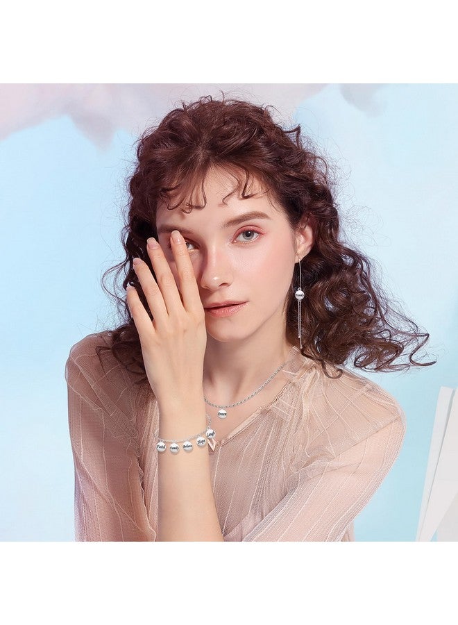 TXIN 140 Pieces Silver Inspiration Charms for Bracelets and Jewelry Making, Round Letter Alloy Flat Pendants for DIY Necklaces Keychain Crafts, 7 Styles - Image 4