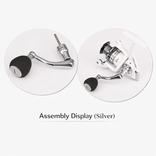 Keenso Fishing Reel HandleMetal Spinning Reel Replacement Grip for Size Type 400050006000 - Image 3