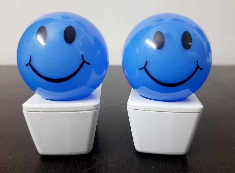 HOARD Plastic 0.5W Led Night Lamp with Smiley Face-Pack of 1 (Blue) - Image 3