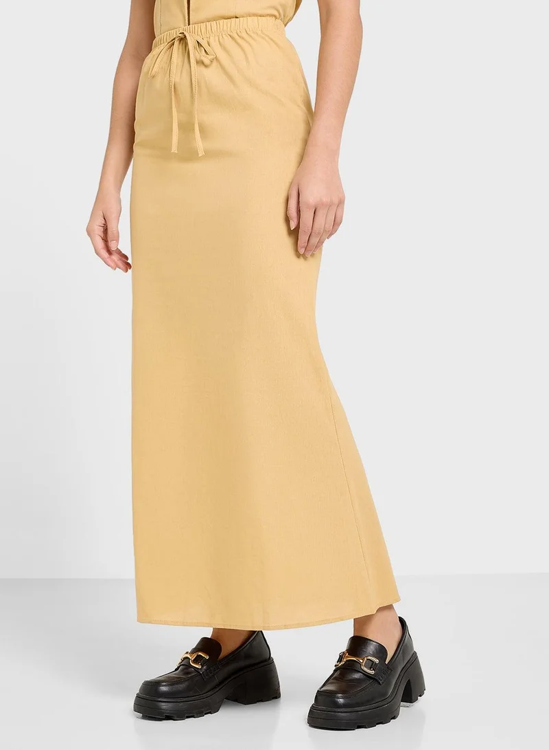 Ginger  Tie Up Vest & Maxi Skirt Co-Ord Set for Women | Best Price UAE