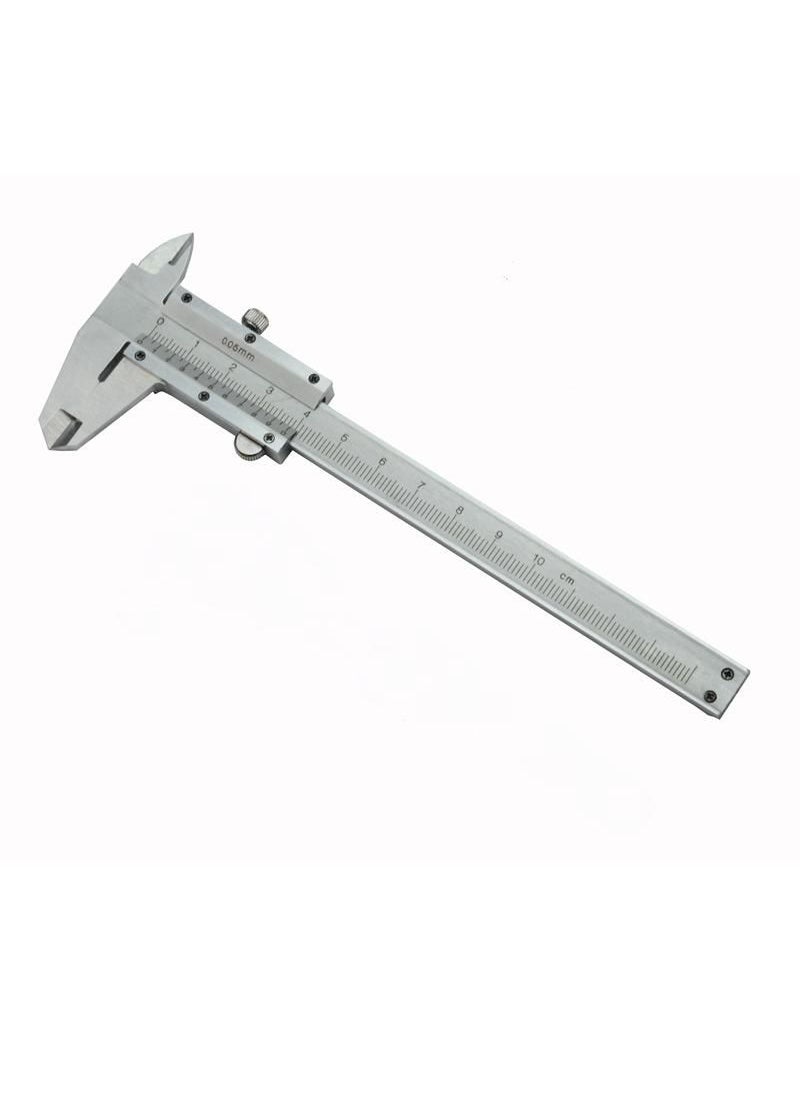 Generic - 100mm Stainless Steel Vernier Caliper Woodworking Measuring Tool Scale - Image 1
