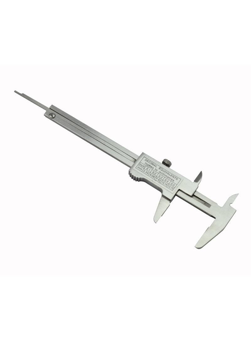 Generic - 100mm Stainless Steel Vernier Caliper Woodworking Measuring Tool Scale - Image 1