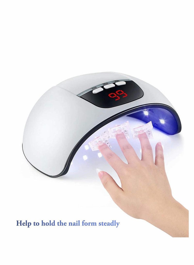 نيبمينينت Nail Tips Clip,0 Pcs Clip for Quick Building Polygel nail forms clips polygel Finger Extension UV LED Builder Clamps Manicure Art Tool - Image 4