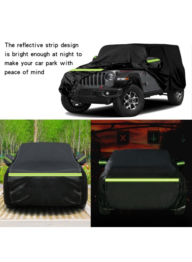 Jeep Wrangler 4-Door Waterproof Car Cover, Weather Protection, 174-inch Length - Image 2