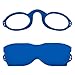 REAVEE Ultra Slim Armless Reading Glasses for Men Women Small and Flat Readers Compact Pocket Size with Stickon Case HolderBlue 10 - Image 4