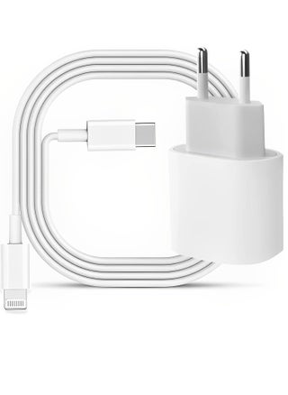 iPhone Charger, 20W Apple PD Fast USB C Charger with 6FT C Cable to Lightning Type C Charger Adapter for iPhone 14/14 Plus/14 Pro/14 Pro Max/13/12/11/X/SE/iPad Pro - pzsku/Z70982D7BDB17A4E5C182Z/45/_/1719206325/f221170b-55e1-453a-9a66-394e67db4c5a