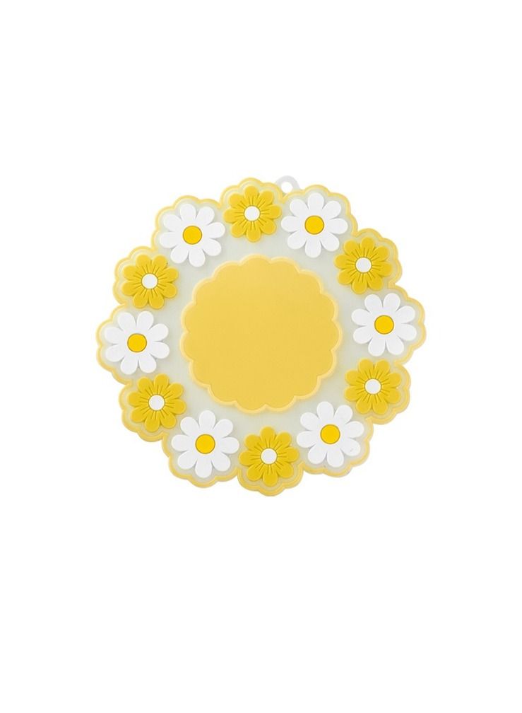 Bluejw Sets Of 12 Chrysanthemum Style Drink Coasters Heat Insulation Coaster For Tabletop Protection Suitable For Kinds Of Cups - Image 1