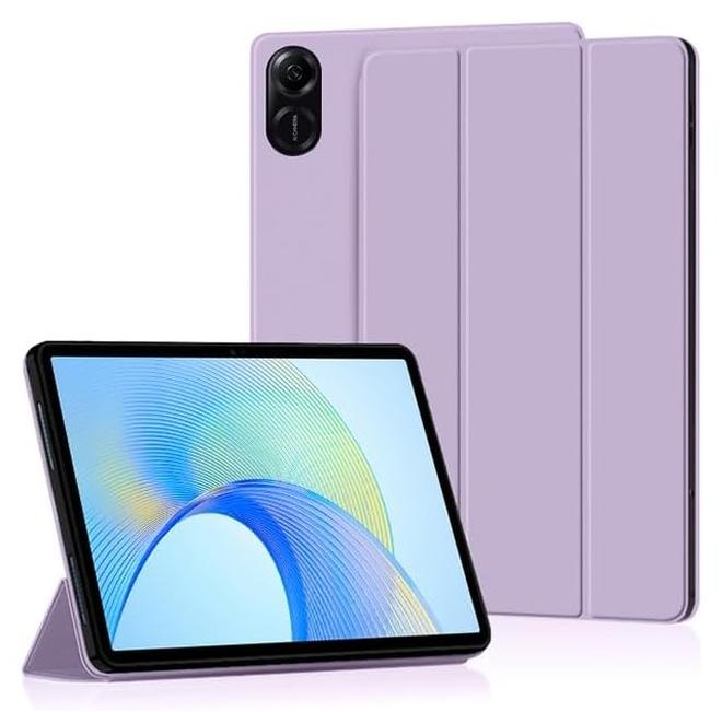 VKL Case Compatible with Honor Pad X9 11.5 inch Released 2023 Tablet, Ultra Slim Lightweight TPU Leather Cover Case with Stand Tablet case Shockproof Rugged Armoured Case (Purple) - Image 1