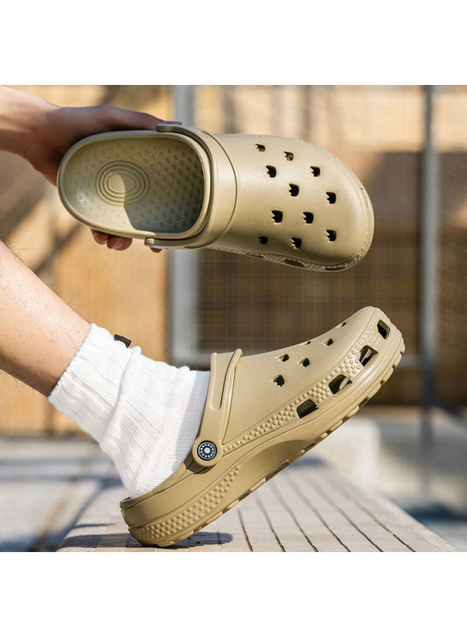 Jiayi Uni Outdoor Casual Breathable Thick Sole Soft Elastic Waterproof Sandals Khaki 44jy420 - Image 5