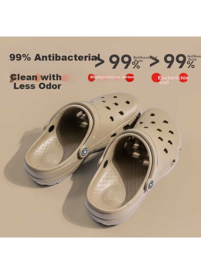 Jiayi Uni Outdoor Casual Breathable Thick Sole Soft Elastic Waterproof Sandals Khaki 44jy420 - Image 4