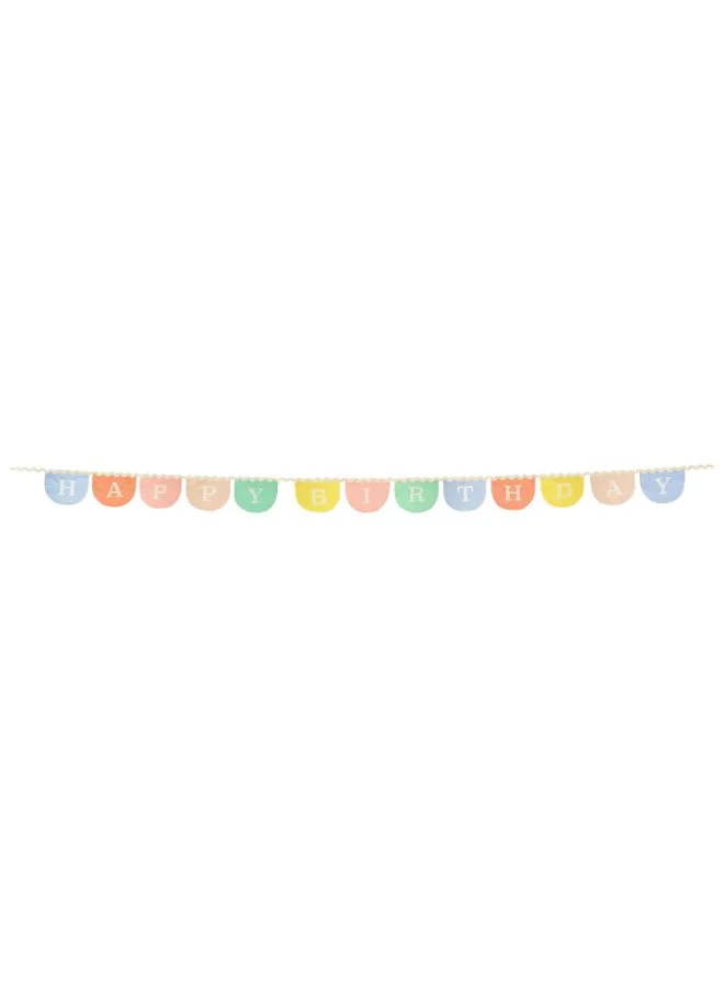 ميري ميري Happy Birthday Fabric Garland