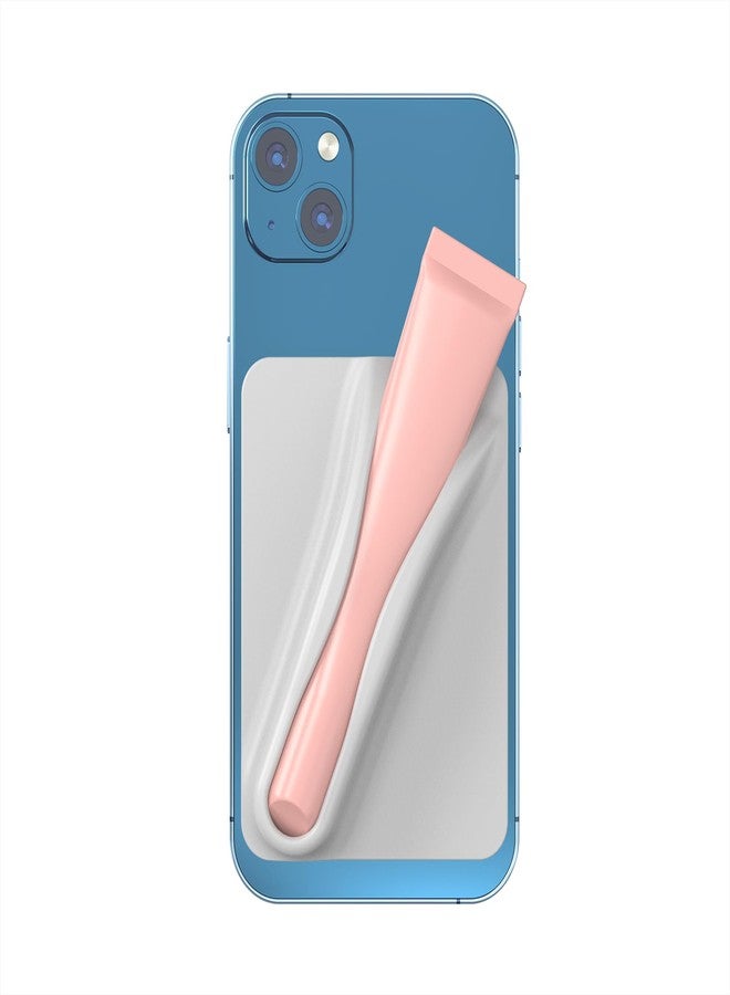 DOB SECHS Silicone Lip Holder for Cell Phone Lipstick Lip Glaze Phone Case Back Stick On Holder for iPhone and Android Phones, Grey - Image 4