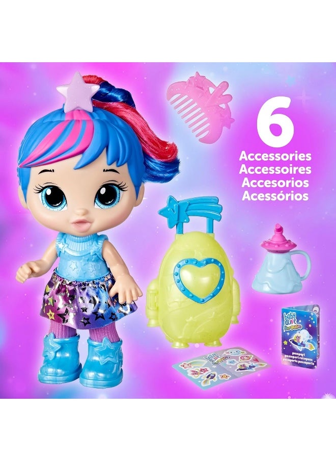 Hasbro Toys - Baby Alive Star Besties Doll, Stellar Skylar, 8-inch Space-Themed Doll for 3 Year Old Girls, Baby Alive Accessories, Kids 3 and Up - Image 1
