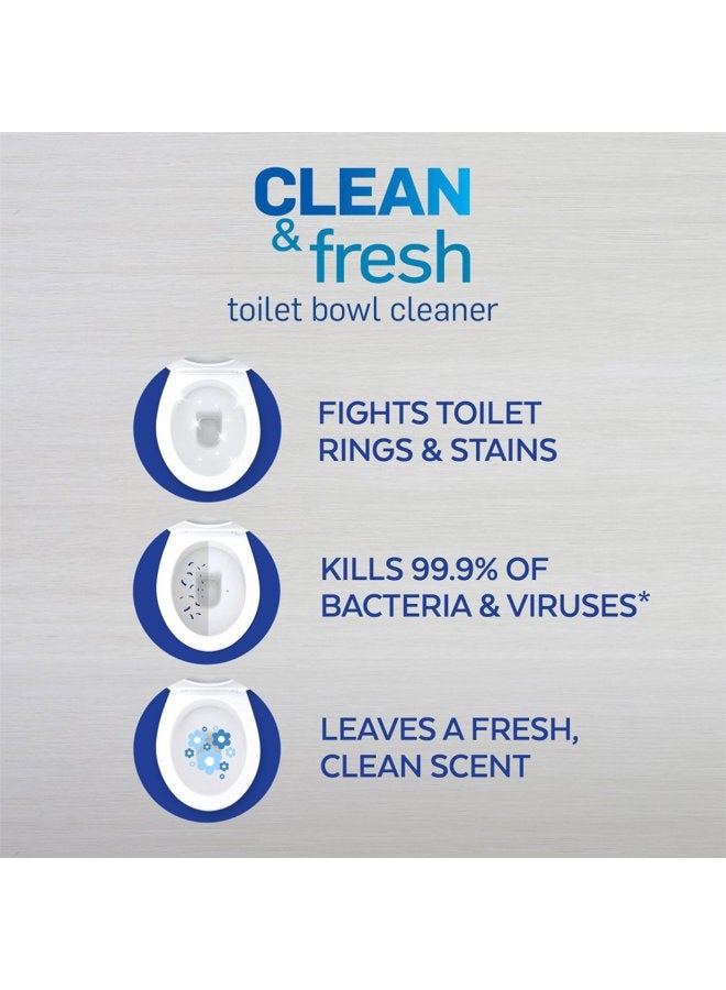 Lysol Clean & Fresh Toilet Bowl Cleaner, Ocean Fresh, 24 oz (Pack of 4) - Image 3