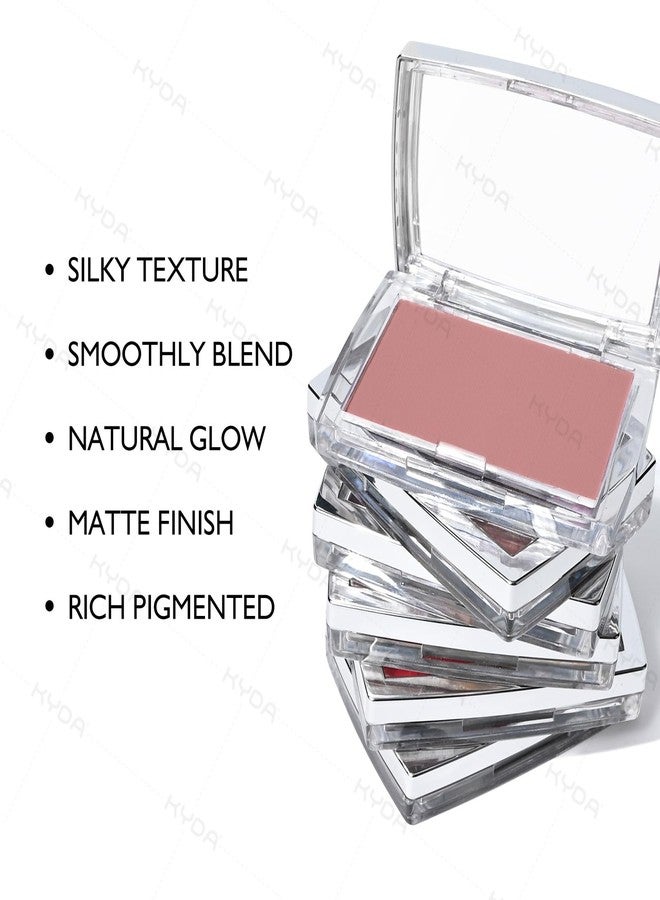 كيدا أحمر خدود بودرة من كيدا، أحمر خدود للوجه يمنح إشراقة رائعة، تركيبة سهلة الدمج، ترطيب يدوم طويلاً، قوام فائق النعومة وخفيف الوزن، لون خشب الورد - Image 2