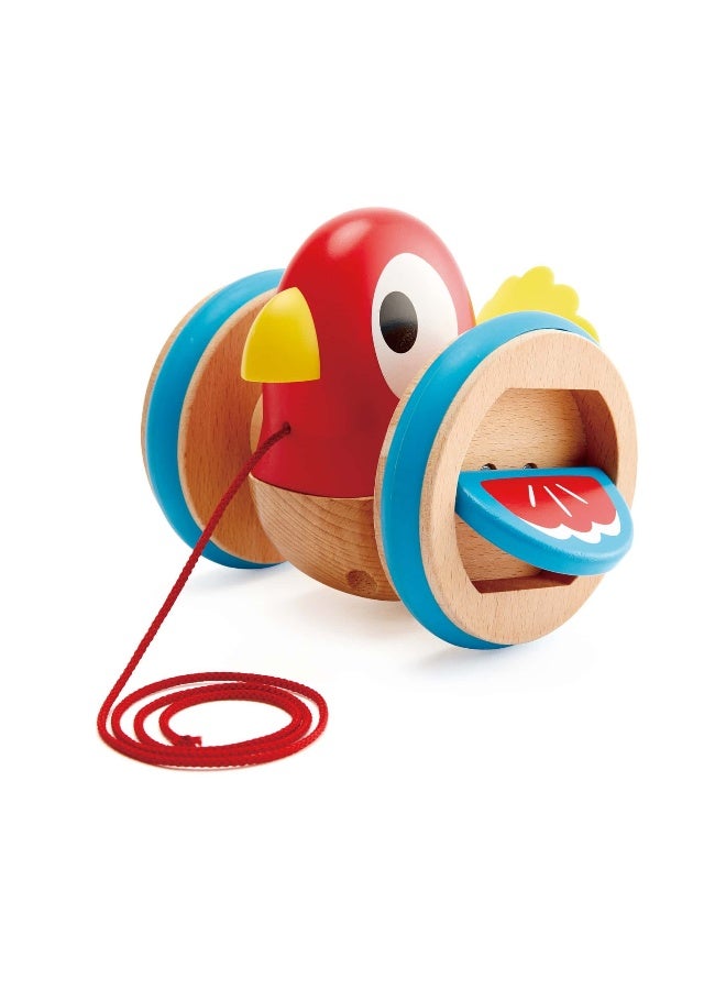 Hape لعبة سحب طائر هابي للأطفال - Image 3