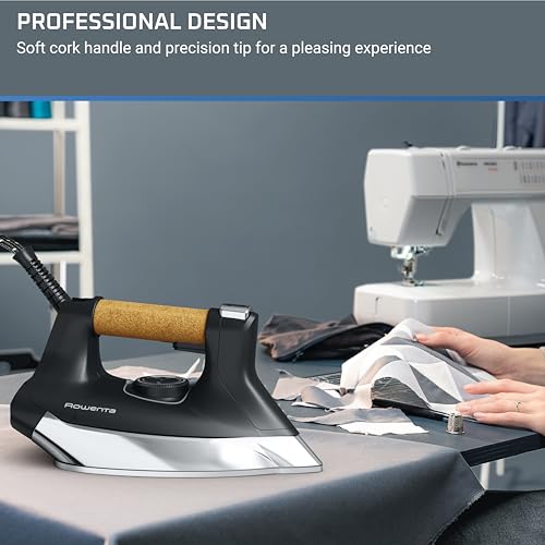 Rowenta, Iron, Ultimate Steam Pro Stainless Steel Soleplate Professional Steam Station for Clothes, 1800 Watts, 1.3L Removable Tank, Boiler Technology, Fast Heat Up, Black Clothes Iron, DG8668 - Image 4