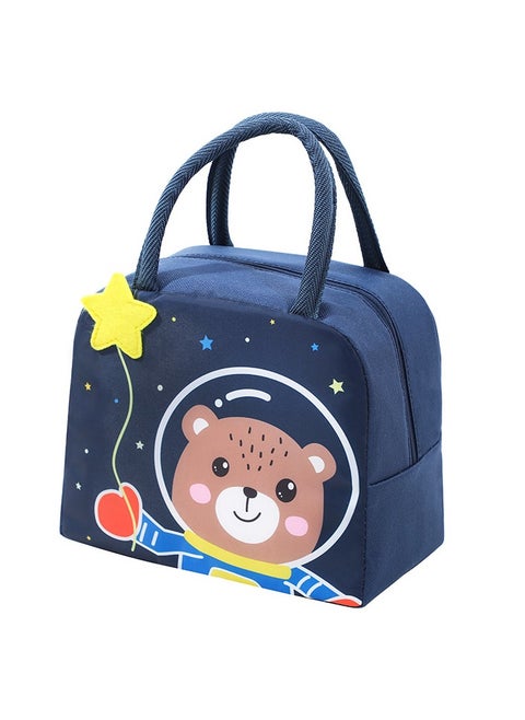 Portable Cartoon 3D Lunch Bag Oxford Cloth Thermal Bag Insulated Lunch Box Bags Lunch Box Accessories Lunch Box Food Bags