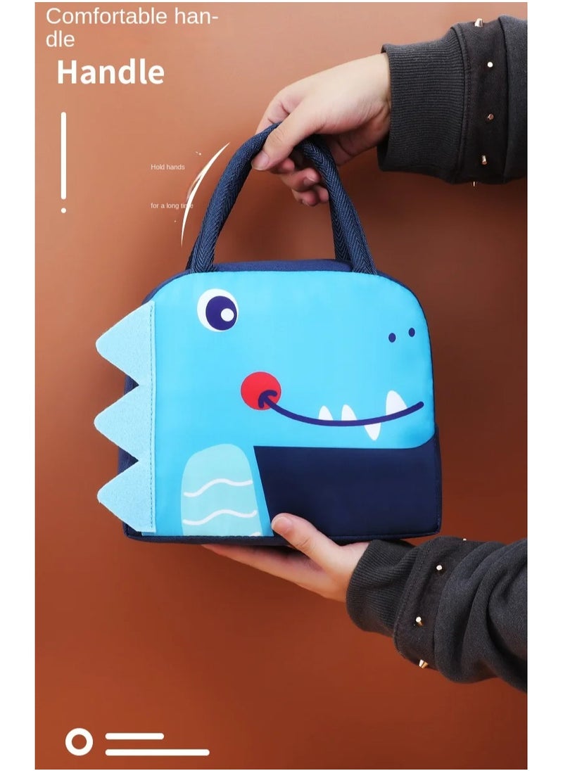 Portable Cartoon 3D Lunch Bag Oxford Cloth Thermal Bag Insulated Lunch Box Bags Lunch Box Accessories Lunch Box Food Bags