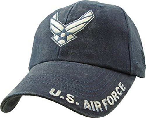 Eagle Crest United States Airforce USAF Wings Navy Embroidered Cap - Image 1