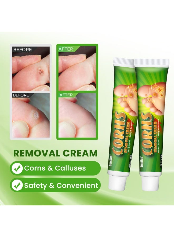 Sumifun All-in-One Corn and Callus Removal Treatment Cream Combining exfoliation and hydration, this treatment works to remove dead skin while replenishing moisture, making it an essential addition to any effective foot care routine. - Image 5