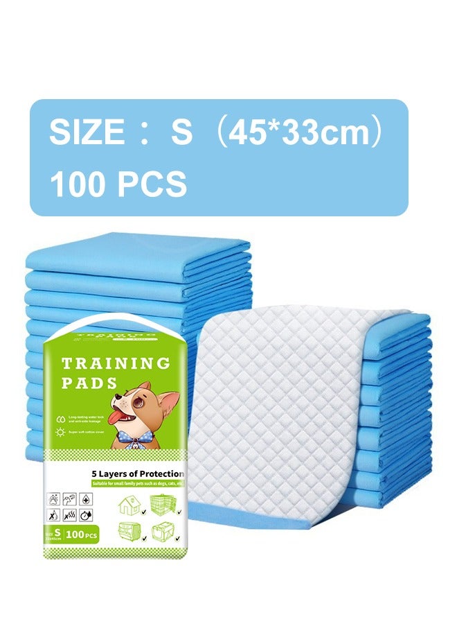 Occuwzz Puppy Pads Pee Pads For Dogs Ultra Absorbent Potty Pads For Dogs Training Pads For Dogs(S 33*45/100 pieces) - Image 1