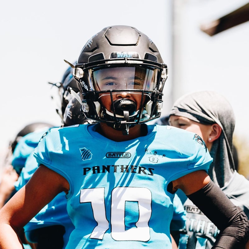 Battle Oxygen Lip Protector Mouth Guard with Connected Strap, Football and Sports Gear, Maximum Oxygen Supply, Mouthpiece Fits With or Without Braces - One Size, Silver - Image 4