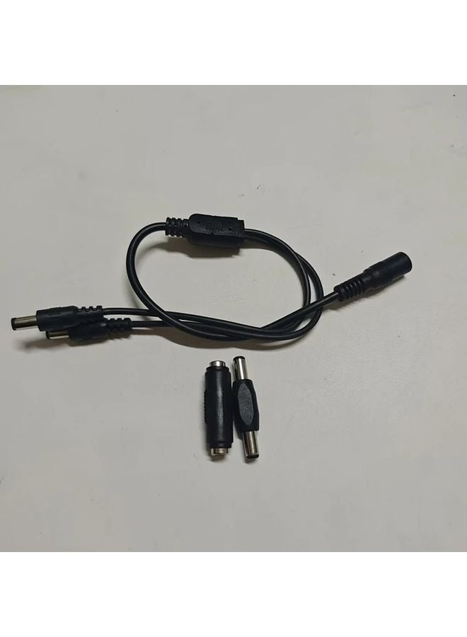 1to2 Cable DC Plug 5 5x2 1mm Male Female Y Splitter 40cm 36V for CCTV Surveillance - Image 5