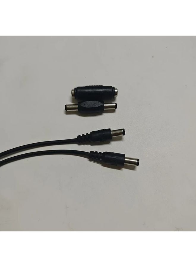 1to2 Cable DC Plug 5 5x2 1mm Male Female Y Splitter 40cm 36V for CCTV Surveillance - Image 4