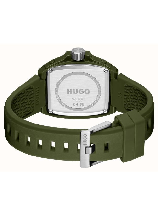 HUGO Analogue Multifunction Quartz Watch with Silicone Strap - Image 3