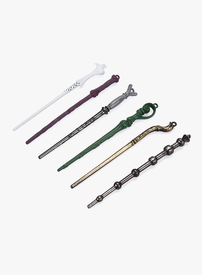 NIBEMINENT 13-Piece Harri Potter Magic Wand Set Kit With Necklace Keychain - Image 3