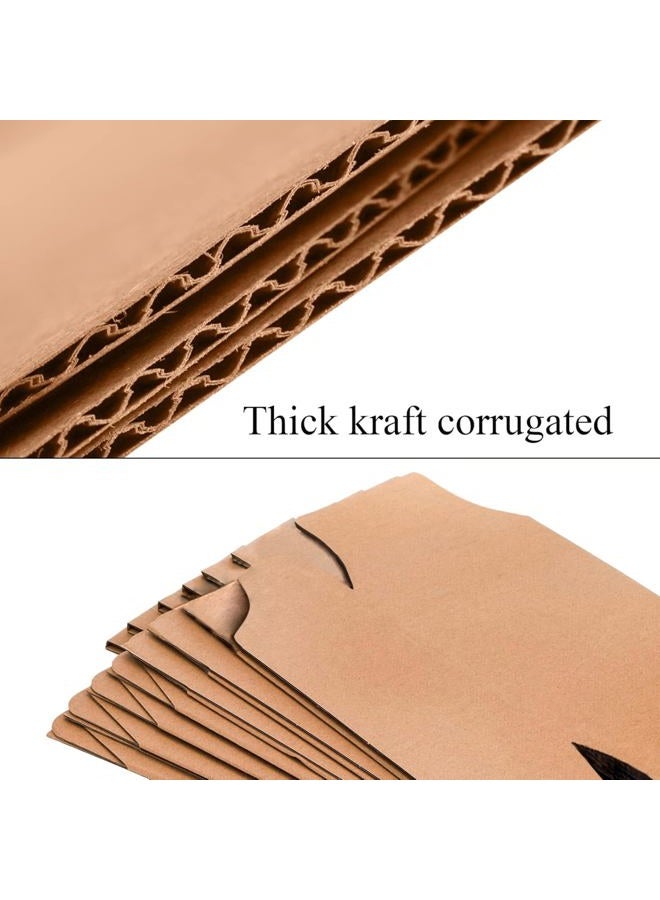 Cedilis 25 Pack 9x6x4 Inches Shipping Boxes, Small Corrugated Cardboard Box, Brown Cardboard Mailing Boxes, Thick Corrugated Mailer Boxes for Shipping Packing Small Business, Recyclable - Image 4