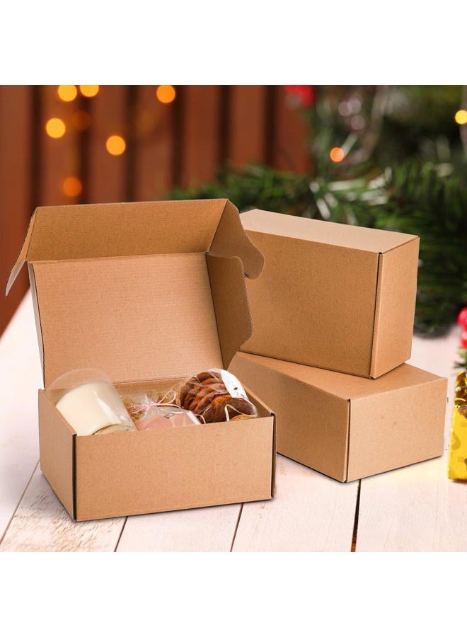 Cedilis 25 Pack 9x6x4 Inches Shipping Boxes, Small Corrugated Cardboard Box, Brown Cardboard Mailing Boxes, Thick Corrugated Mailer Boxes for Shipping Packing Small Business, Recyclable - Image 5