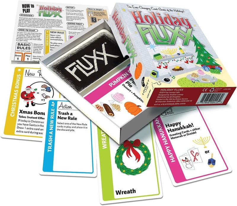 Looney Labs Looney Labs Holiday Fluxx Card Game - Celebrate Holidays with 2-6 Players  - Image 3