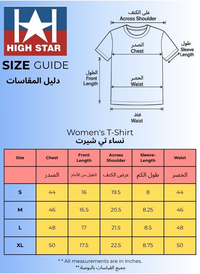 HIGH STAR Women's Off-White 100% Cotton Printed Cropped Boxy Fit T-Shirt  - Image 4