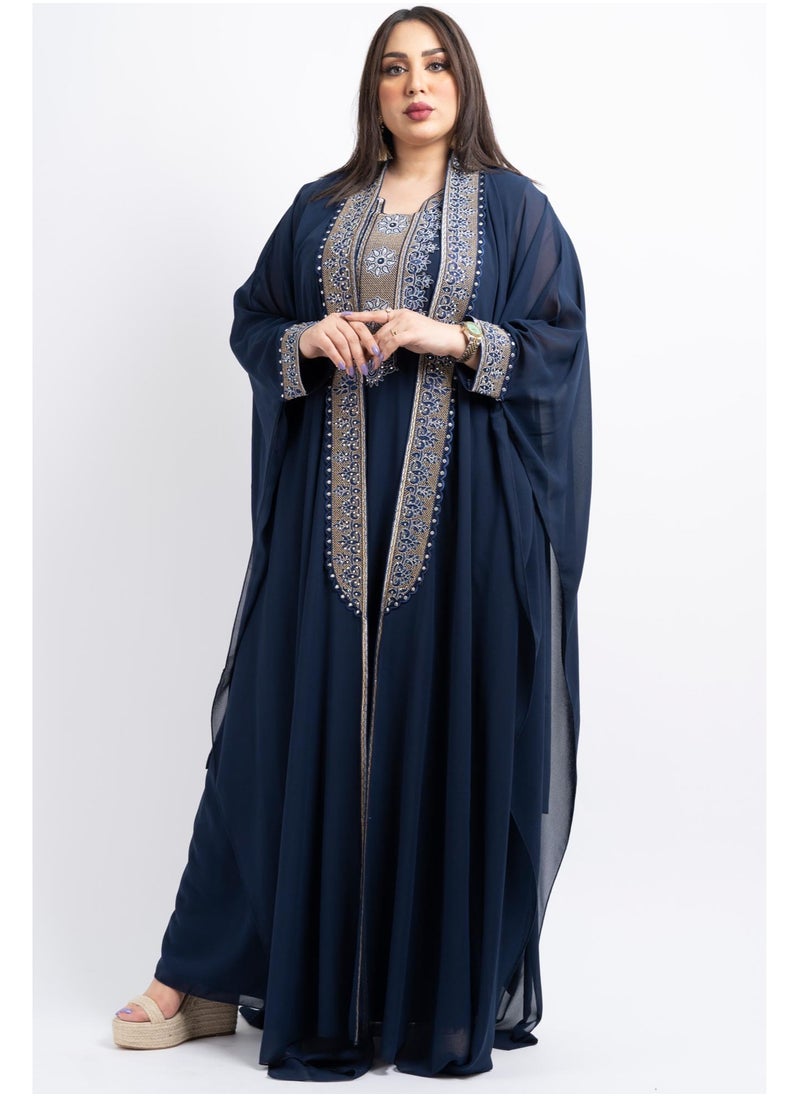 Zainah - Jalabiya  Traditional Arabian Kaftan Wedding and Party Dress. - Image 1