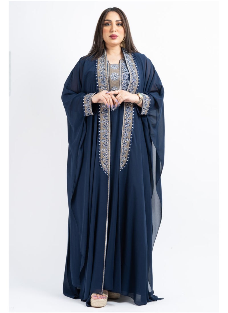 Zainah - Jalabiya  Traditional Arabian Kaftan Wedding and Party Dress. - Image 1