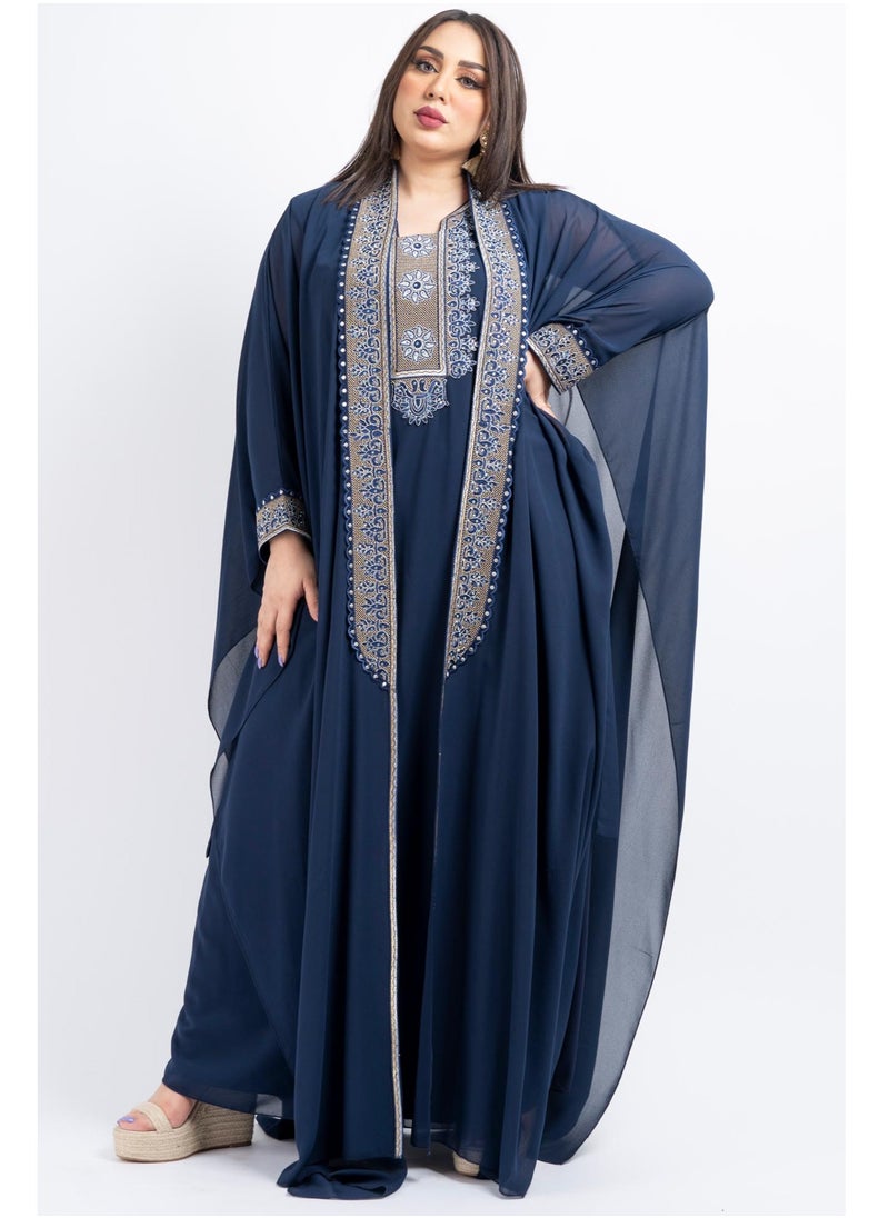 Zainah - Jalabiya  Traditional Arabian Kaftan Wedding and Party Dress. - Image 1