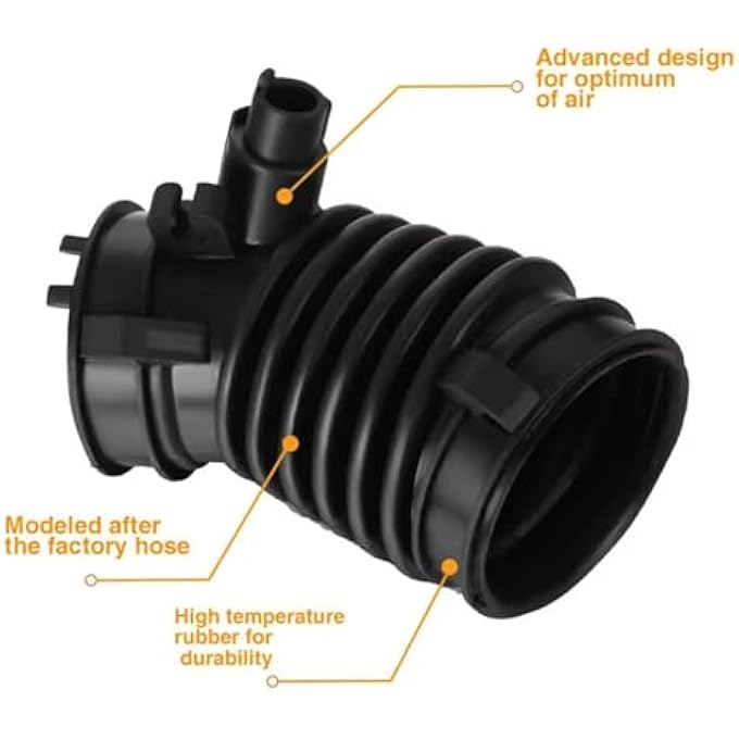 CHEFRU Air Intake Tube Hose Compatible With Civic 1.8L 2012 2013 2014 2015 17225-R1A-A01 Engine Air Intake Hose Air Filter Flow Intake Hose - Image 3