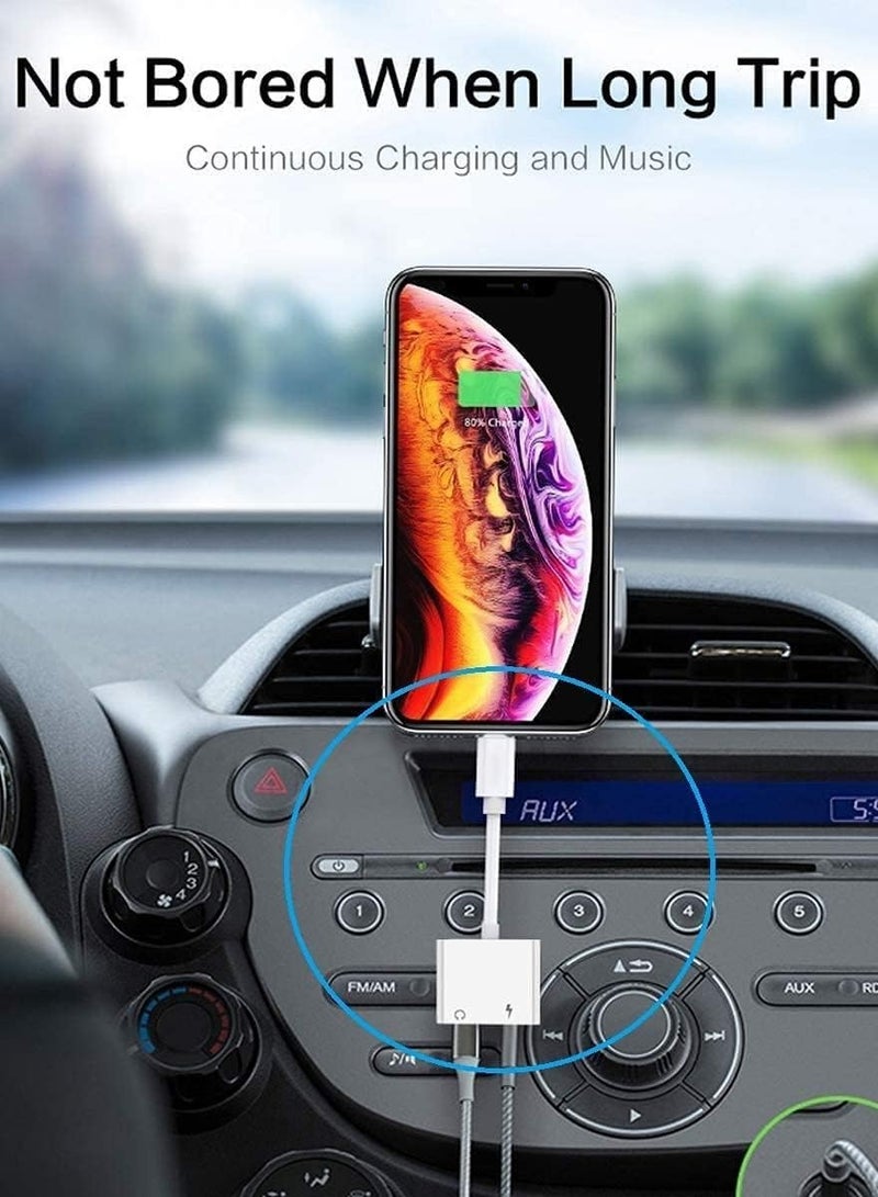 general 2 Pieces Headphone jack and dual charger with iPhone (Lightning) port made - Image 5