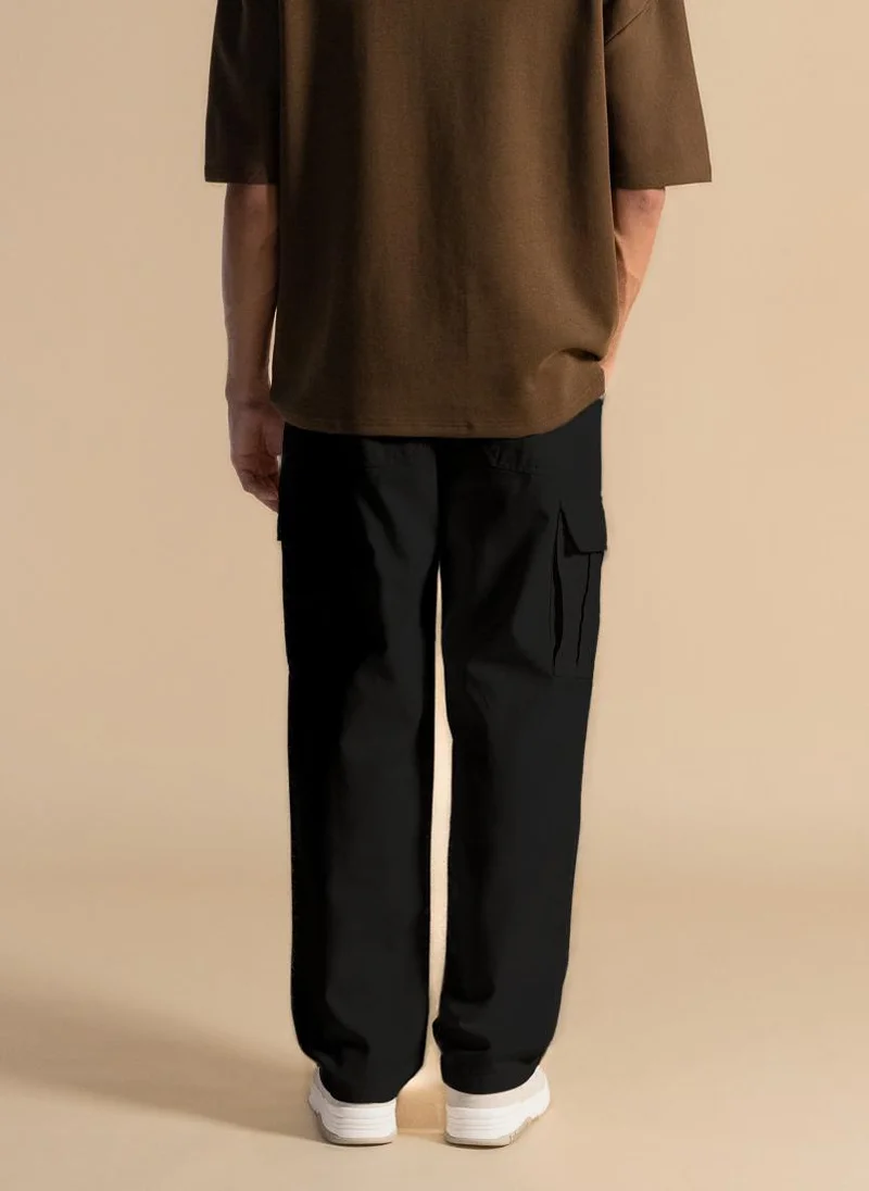 شايبس STRAIGHT FIT DENIM CARGO TROUSERS