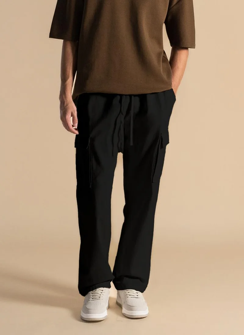 شايبس STRAIGHT FIT DENIM CARGO TROUSERS
