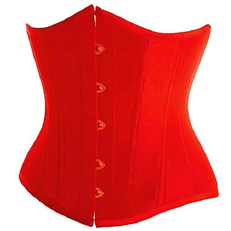 Corset Classical Waist Seal Waist Clip Belly Corset Vest Court Corset Short - Image 4