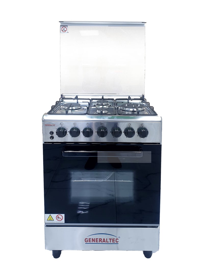 جنرالتيك GC60SF (60x60) موقد – أمان كامل، ترموستات، تنظيف ذاتي وإشعال | صنع في الصين
