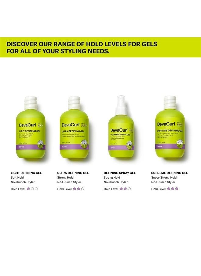 DevaCurl Ultra Defining Gel Strong Hold No-Crunch Styler, Bright Breeze, 12 fl. oz.  - Image 5