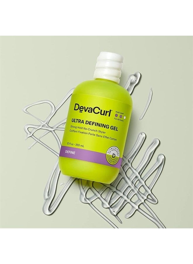 DevaCurl Ultra Defining Gel Strong Hold No-Crunch Styler, Bright Breeze, 12 fl. oz.  - Image 2